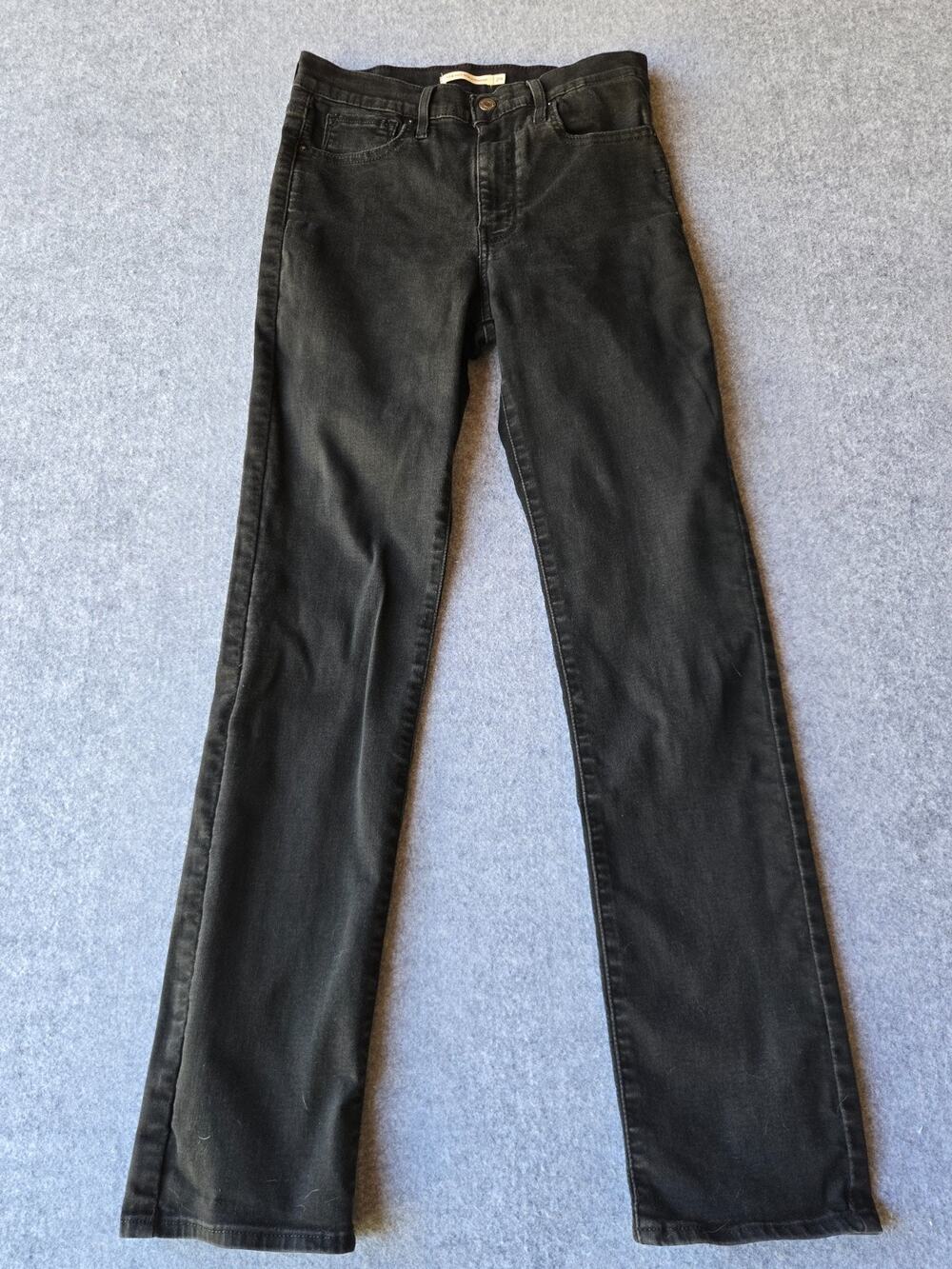Levi's 724 Women's Jeans High Rise Straight Black Tagged Size 29 (28"x31")